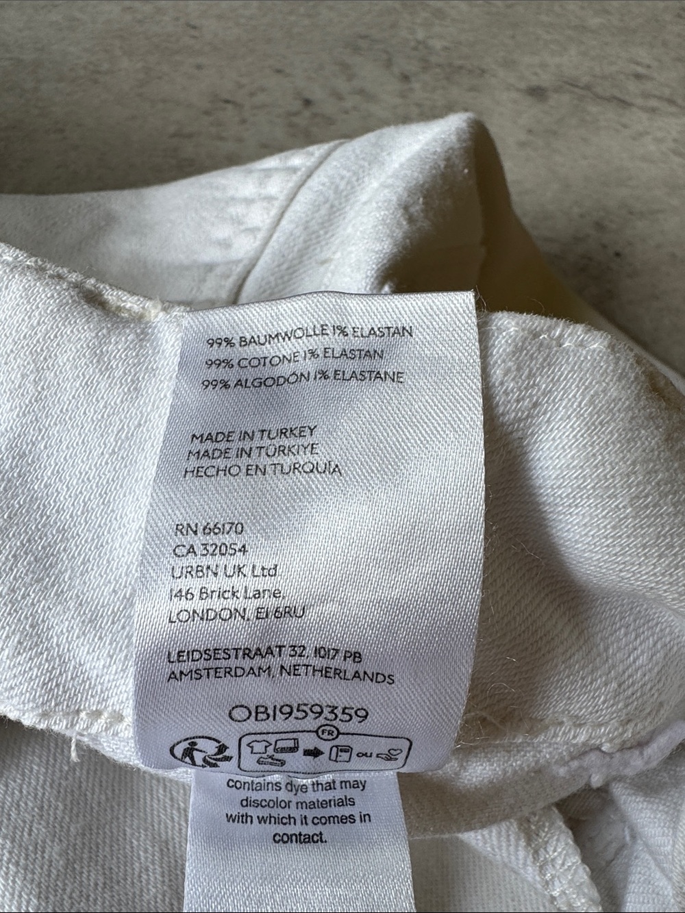 Anthropologie Maeve Colette High-Rise Wide-Leg Jeans | Ivory | Size 27 🤍 - Picture 7 of 11